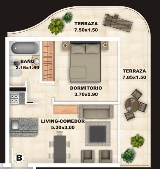 Апартаменты Categoria, Excelente Ubicacion Y Full Amenities! Пунта-дель-Эсте Номер фото